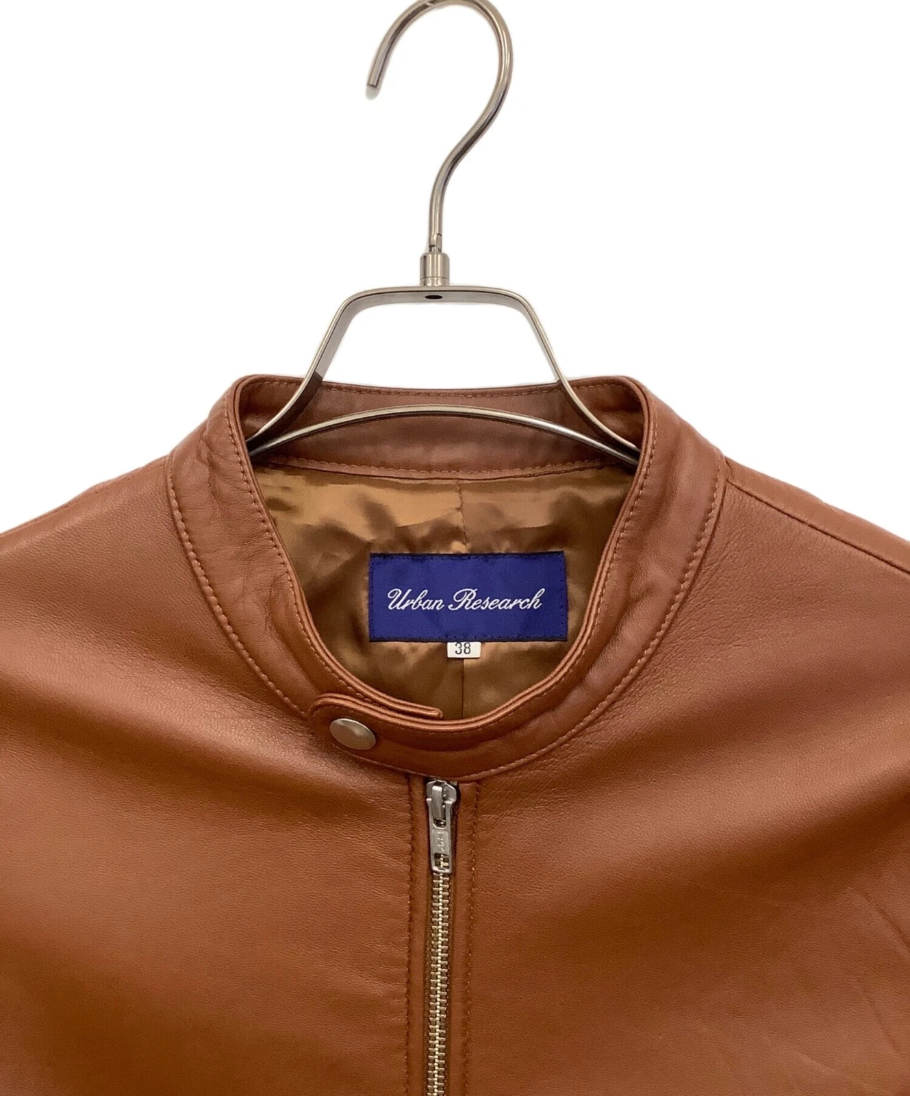 URBAN RESEARCH Lamb Leather Jacket Men's Size 38 Brown - product detail image 3