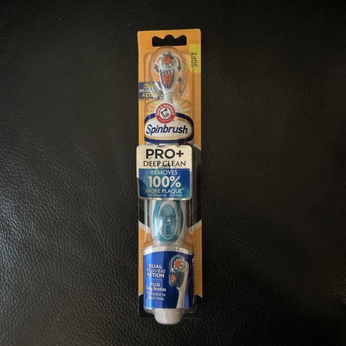 NEW ARM & HAMMER Spinbrush PRO+ Deep Clean Battery Operated Toothbrush