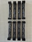 (8) LEGO Support Girder Pillar Lot- Black-  #95347