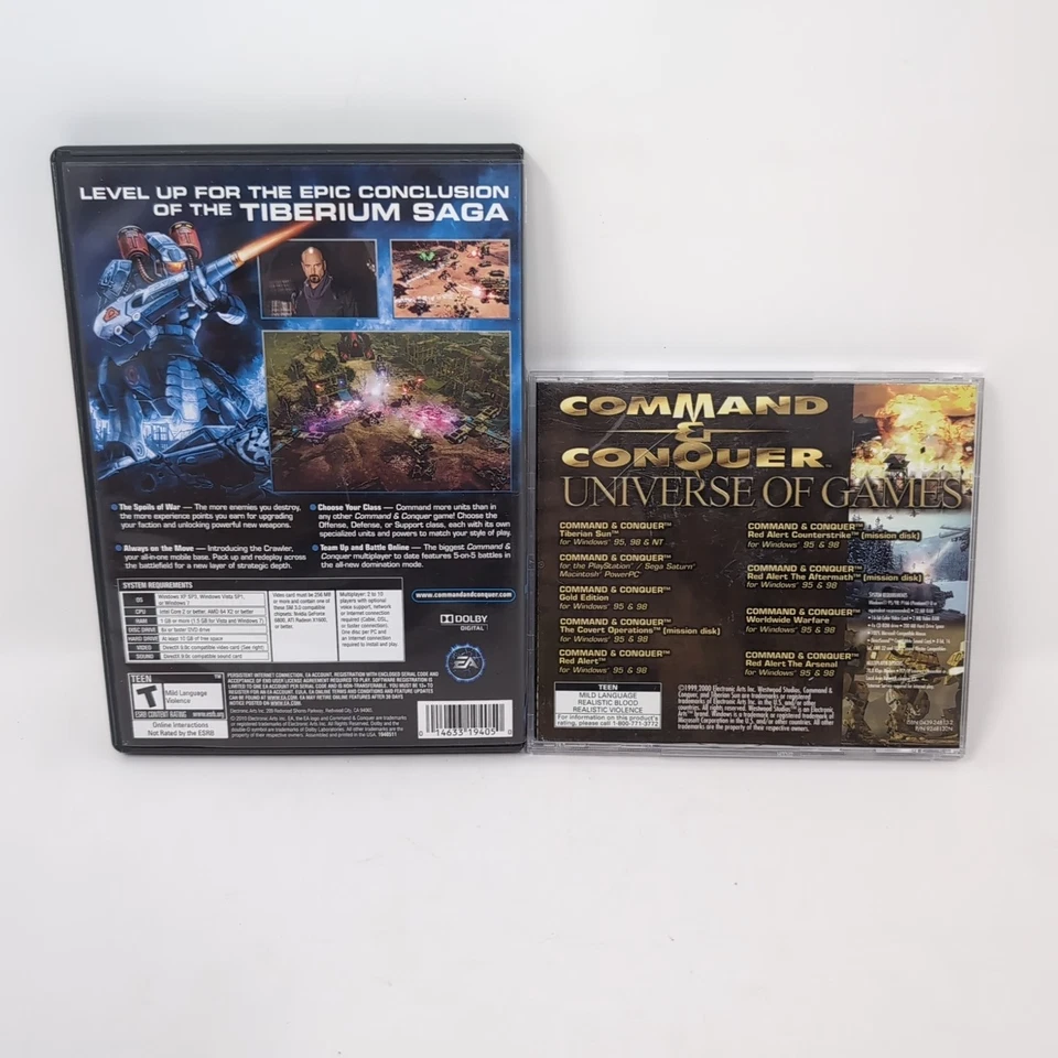Command and Conquer Lot: 4 Tiberian Twilight & Tiberian Sun (PC CD-Rom Game) CIB - Image 2 of 4