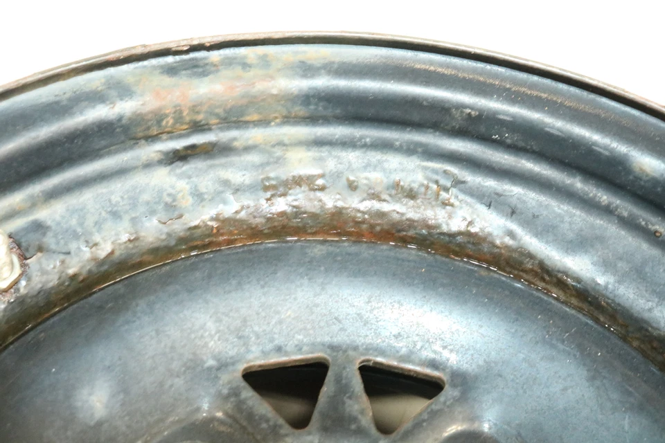 2001 Arctic Cat 500 4x4 Automatic Front Wheel Rim Steel Black 12x6.5 - Image 3 of 4