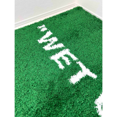 Excellent]Wet Grass Virgil Abloh x IKEA Abloh Rug Green 195
