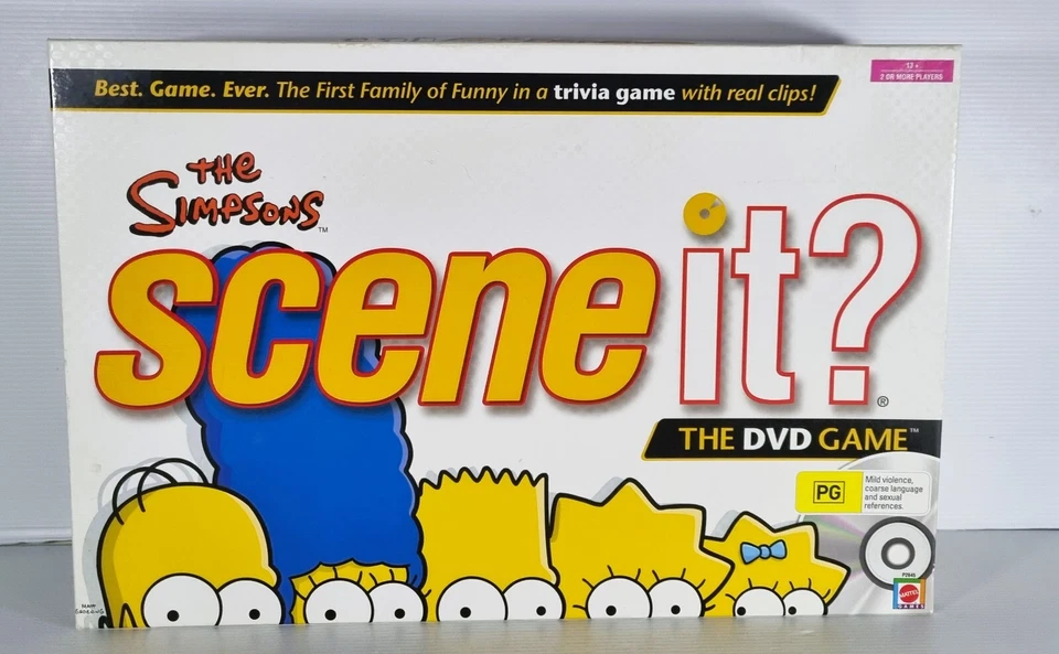 Complete Simpsons Scene It? DVD Trivia Game Board Set Rare 100% Verified - Image 2 of 4