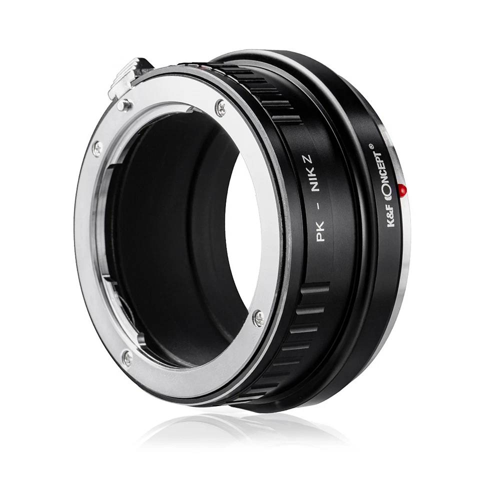 K&F Concept Lens Adapter for Pentax K PK mount lens to Nikon Z6 Z7 z9 Zfc Z50 Z5 - Image 3 of 4