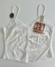 NOS VTG Warner's Lace Slip Cami Camisole Lingerie Size 38 Fairy Coquette USA