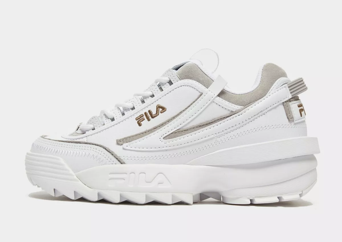 Fila disruptor size 5 white sale
