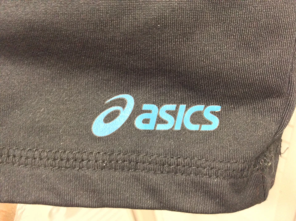 Pulôver Asics masculino GG 18 preto 1/2 zíper camisa atlética treino esportivo blusa esportiva - Imagem 4 de 4