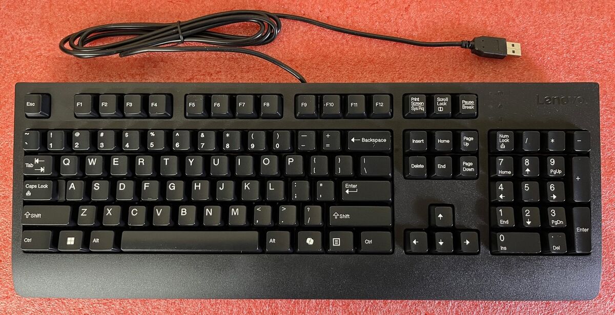 5D50U84616 - Lenovo USB KeyBoard US English Black With 5D50U84616 - Lenovo USB KeyBoard US English Black With