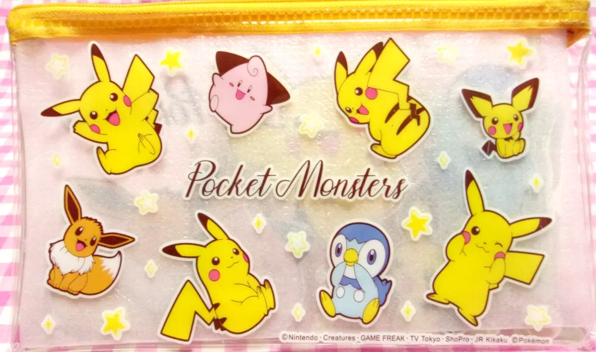 Kawaii Cute Fan Of Pikachu and Eevee Campaign Pocket Monsters Pokemon  Piplup Cos