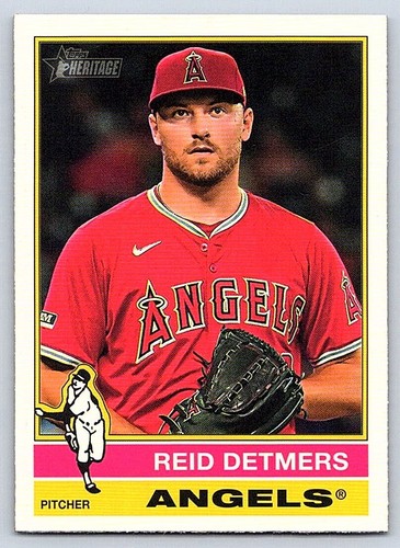 REID DETMERS ANGELS 2025 TOPPS HERITAGE #401-500 HIGH # SP #411