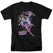 Justice League Of America "Colorful League" T-Shirt -Regular or Tank - to 6X