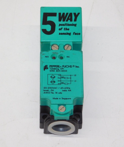 Pepperl Fuchs Y12516S W U4 NJ20 Proximity Switch 5 Way Positioning Module Unit - Picture 1 of 3