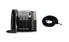 10-Pack of Allworx 9212 / 9224 12ft Replacement Handset Cord (Black/NEW)