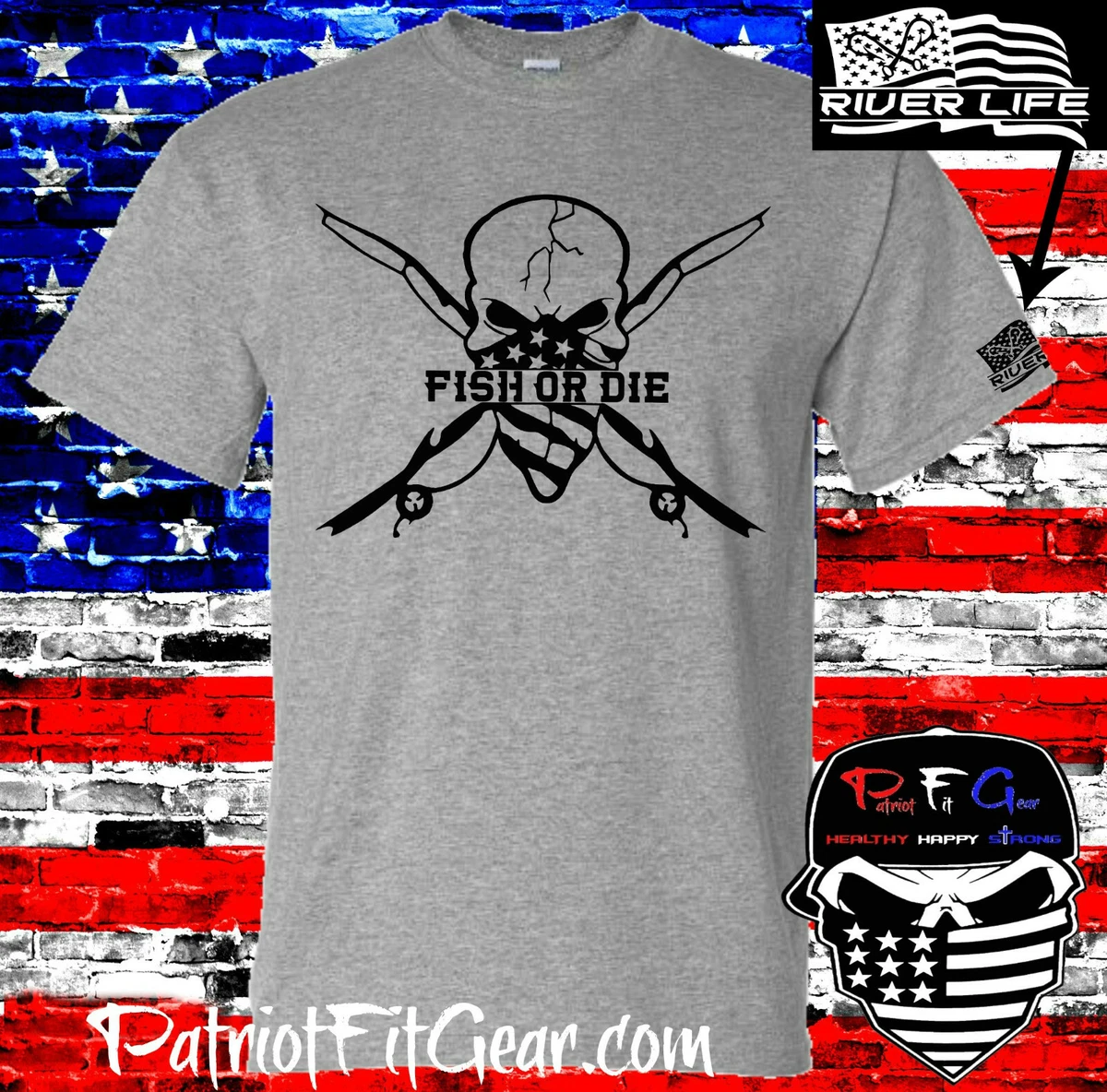 Parametre festspil sæt ind t shirt,Fish Or Die,Fishing,River Life,Fishing,Reel Life,Skull,Angler,Fish On | eBay Parametre festspil sæt ind t shirt,Fish Or Die,Fishing,River Life,Fishing,Reel Life,Skull,Angler,Fish On | eBay