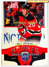 BAP BE A PLAYER 2009 MATT THORNTON #358 NHL RC NEW JERSEY DEVILS ROOKIE /99
