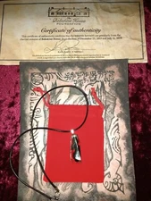 From Aleister Crowley Mansion Satanic Necklace Slate Pendant With Certificate 