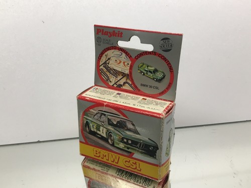 PLAYKIT BMW 3.0 CSL -RED+BLUE 1:82- UNBUILT PLASTIC KIT IN BOX - 304 - Picture 4 of 4