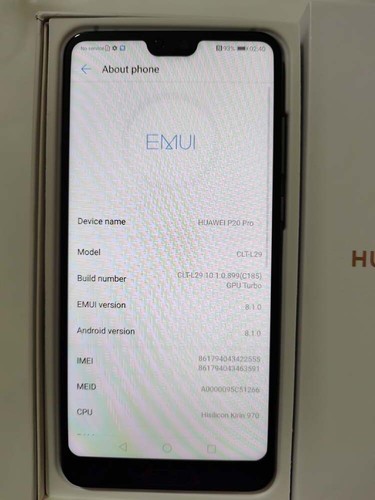 Global Huawei P20 Pro CLT-L29 128GB/256GB Unlocked 4G Android Smartphone - Imagen 12 de 15