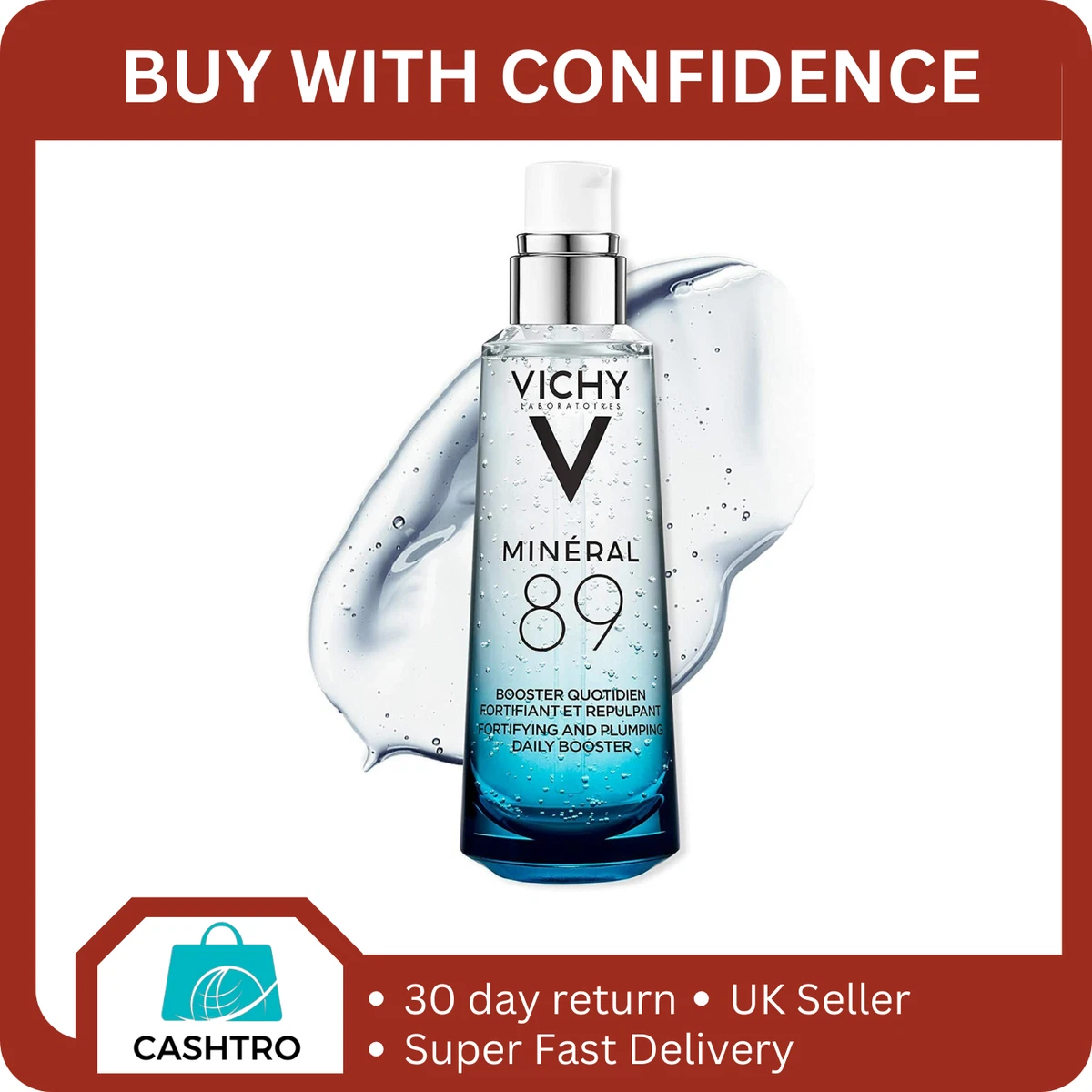 Vichy Mineral 89 Fortifying and Plumping Daily Booster 75ml  