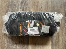 WORKPRO 12" Close Top Wide Mouth Tool Storage Rubber Base Pocket Bag W081020AE