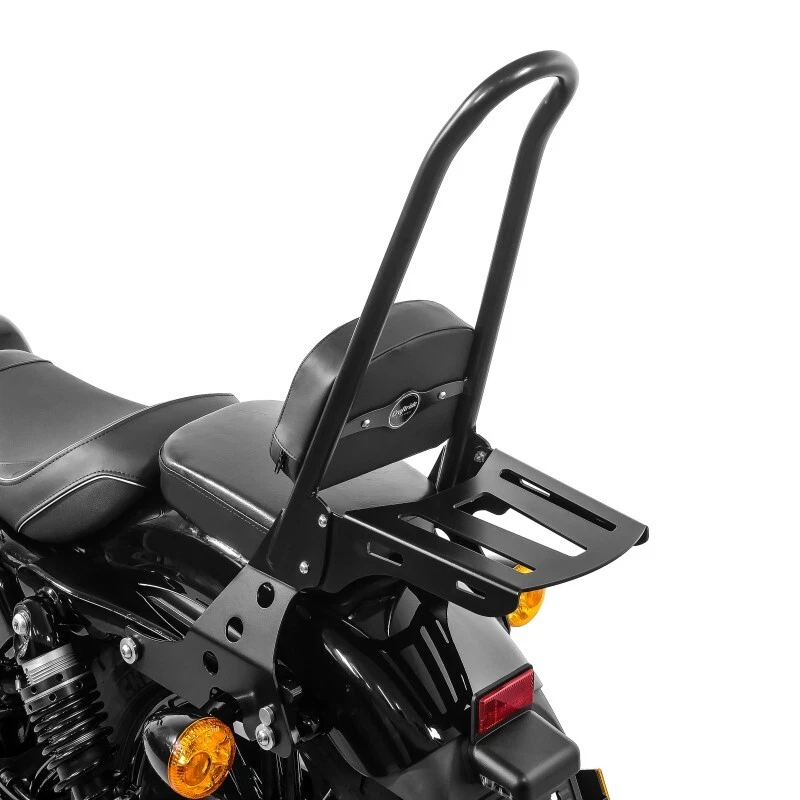 Sissy Bar Detachable +Luggage Rack CSL for HD Sportster 1200 Custom 04-20  bl | eBay