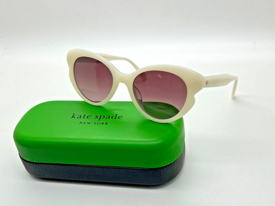 KATE SPADE ELINA/G/S VK63X WHITE Sunglasses 53-20-140MM  display picture 2