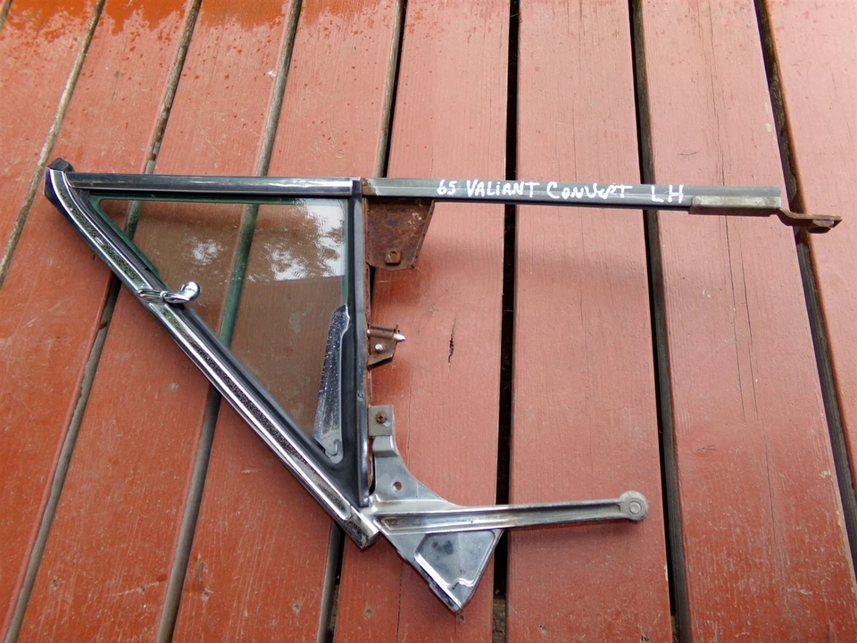 Plymouth Valiant 1965 convertible conjunto de ventana de ala derecha OEM Foto 2 de 4