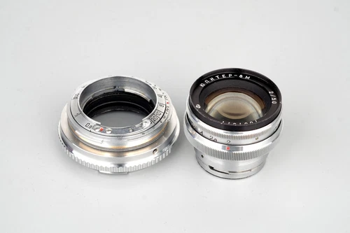 Contax KIEV RF to Leica L adapter with focusing part GIFT: Jupiter-8m RF lens