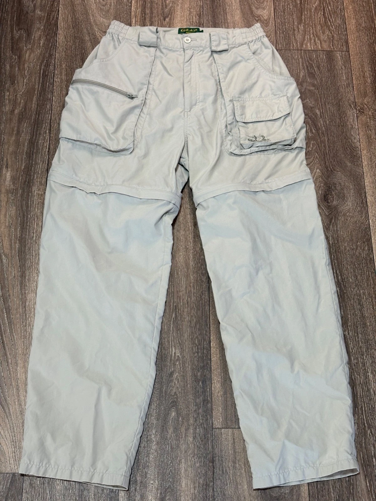 Cabela's Guidewear Men's Cargo Convertible Pants Shorts Mens M Reg 100% Nylon
