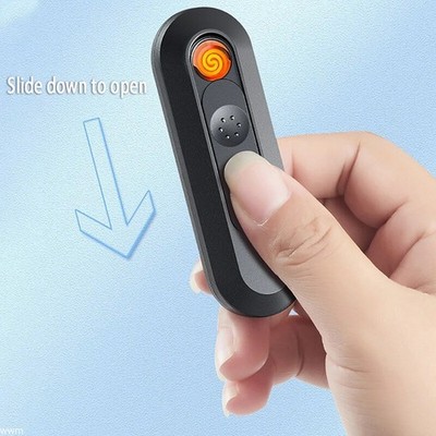 1x Wolfram-Anzünder USB-C   Wiederaufladbares Winddichtes Pocket-Feuerzeug