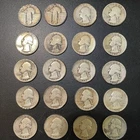 Silver Quarters 20 Pc Lot $5. Face Value 4.3 oz.  1928-1952