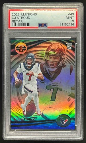 2023 Illusions C.J. Stroud RC Retail Rookie #43 Texans PSA 9