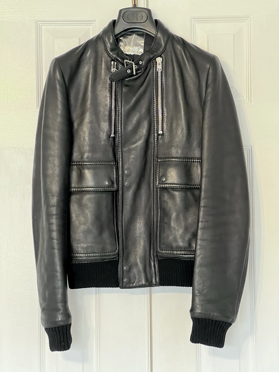 Dior Leather Outer Shell Black Coats, Jackets & Vests for Men | eBay