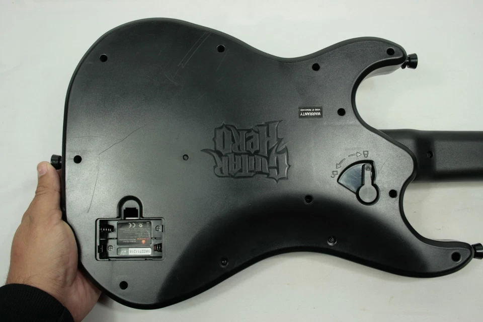 Guitar Hero Kramer Striker Guitarra PS2 Dongle Incluido Rojo Octano Probado y Funciona Foto 4 de 4