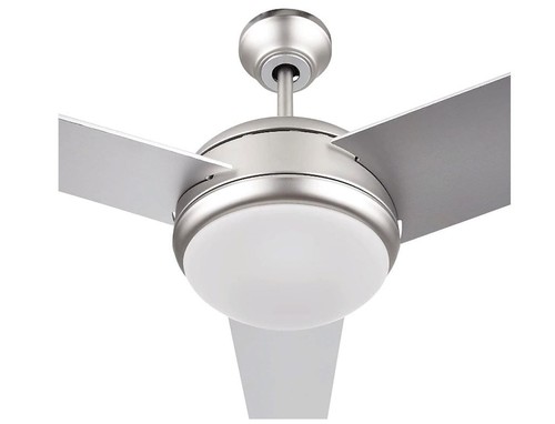 Concord Skylark 52" Satin Nickel Indoor Ceiling Fan w/ Light Kit 3-Blade 52SKY3E - Picture 2 of 4