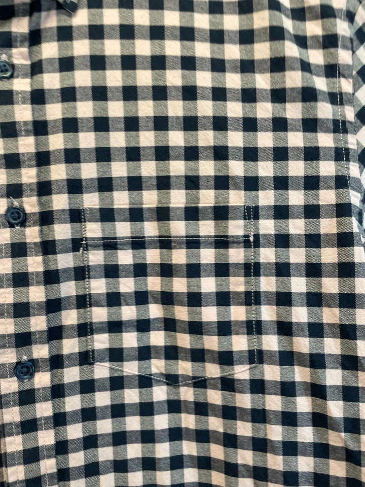 Old Navy Dress Shirt Men's Size Large Plaid Business Casual - Image 2 of 4