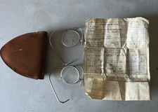 United States Military Respirator Glasses Spectacles Gas Mask & Case Ft. Ord CA