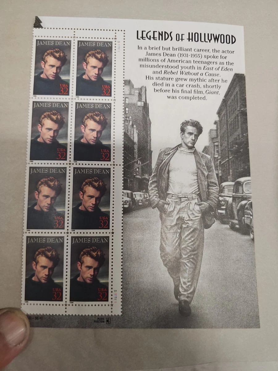 James Dean レア切手シート James Dean Stamp Sheet for sale | eBay