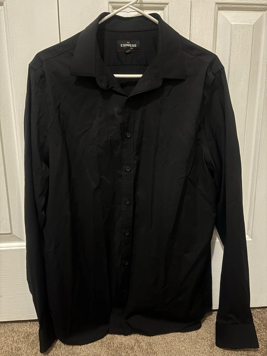 Express Slim Solid Dress Shirts for Men for sale | eBay