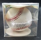Raul Mondesi ROY 94 TREAT Dodgers Signed Rawlings Baseball Blue Pen Auto Sweet