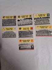 1964 Phila Football team cards Colts Cowboys Steelers Vikings Bears Browns 49ers