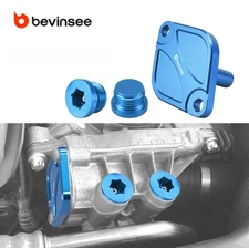Engine Thermostat Cooler Housing Cover Plug For BMW N54 N55 S55 F06 F12 F13 640i