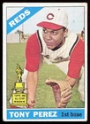 1966 Topps #72 Tony Perez Gold Rookie Cup Card Cincinnati Reds