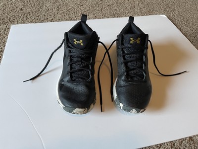 Under Armour Unisex Lockdown 5 3023949 Black Basketball Sneakers M8.5/W10 NICE Under Armour Lockdown 5  main image 2