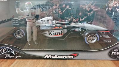 Hotwheels 1:18 McLaren F1 Car & Kimi Raikkonen Figure Malaysia