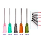 1'' Blunt Dispensing Needles Syringe Needle For Glue Oil Ink 14-20 Gauge
