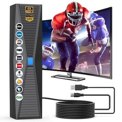 2025 Tv Antenna, Tv Antenna for Smart TV, HD TV Antenna Indoor for Local Chan...