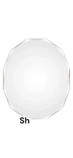 Renwil Inc MT1512 Astor - 28 Inch Polygon Small Mirror never been used