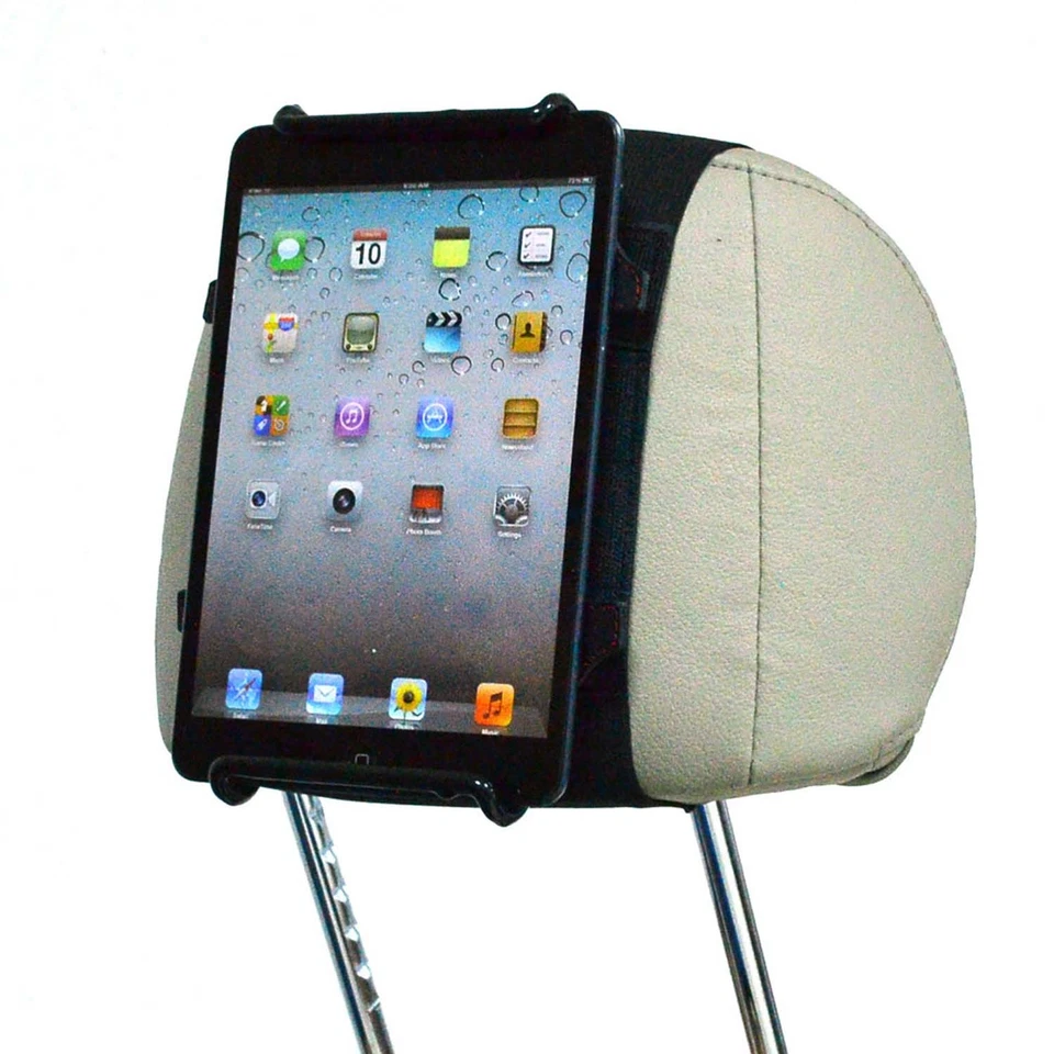Soporte universal de viaje para reposacabezas de montaje en coche para tabletas de 7 a 11 pulgadas, iPad Galaxy Foto 4 de 4