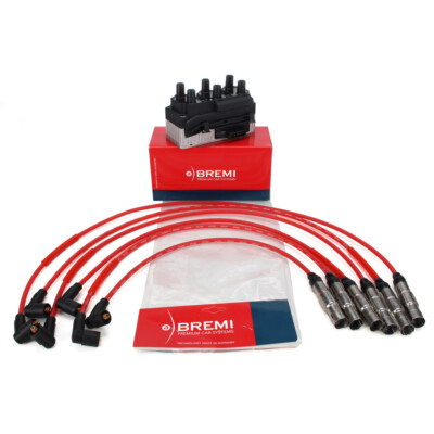 BREMI Zündspule + Zündkabelsatz für VW GOLF 3 PASSAT B3 B4 SHARAN VENTO 2.8 VR6